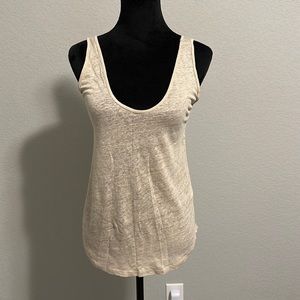 Zara 100% linen tank top